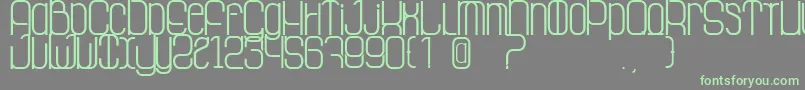 LaGrosseCochonne Font – Green Fonts on Gray Background