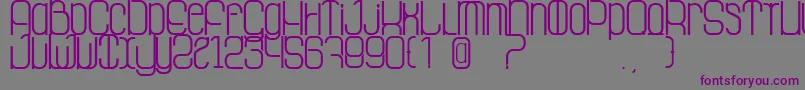 LaGrosseCochonne Font – Purple Fonts on Gray Background