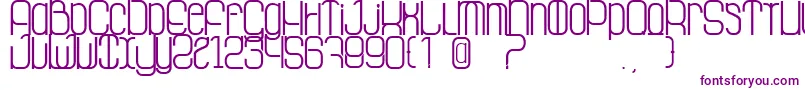 LaGrosseCochonne Font – Purple Fonts on White Background