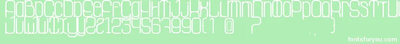 LaGrosseCochonne Font – White Fonts on Green Background