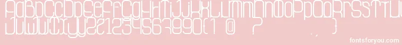 LaGrosseCochonne Font – White Fonts on Pink Background