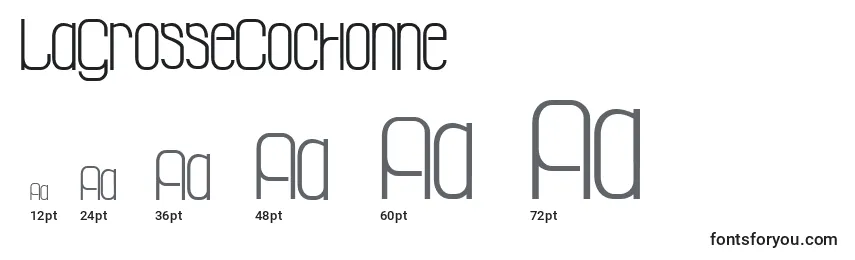 LaGrosseCochonne Font Sizes