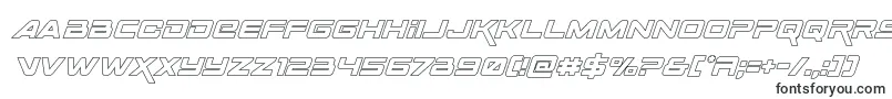 Spacerangeroutital Font – Shape Fonts