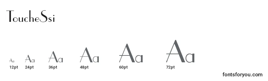 ToucheSsi Font Sizes