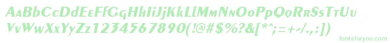 PenyaeBoldItalic Font – Green Fonts