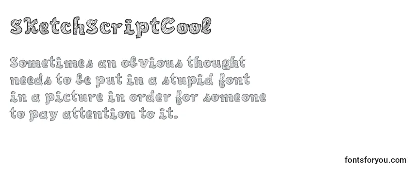 SketchScriptCool-fontti