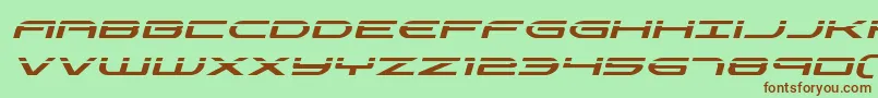 Antietamlaserital Font – Brown Fonts on Green Background