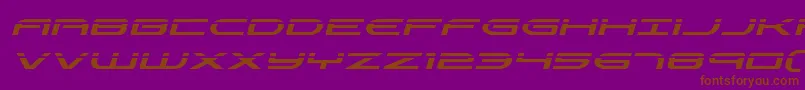 Antietamlaserital Font – Brown Fonts on Purple Background