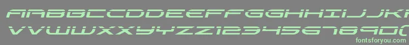 Antietamlaserital Font – Green Fonts on Gray Background