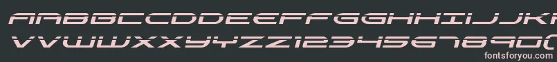 Antietamlaserital Font – Pink Fonts on Black Background