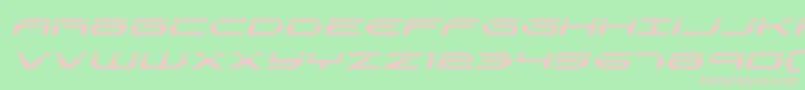 Antietamlaserital-Schriftart – Rosa Schriften auf grünem Hintergrund