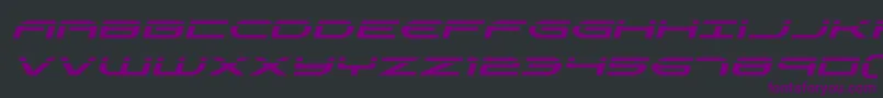 Antietamlaserital Font – Purple Fonts on Black Background