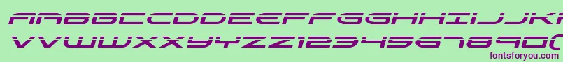 Antietamlaserital Font – Purple Fonts on Green Background