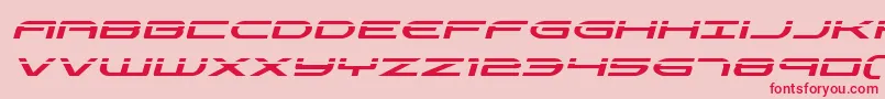 Antietamlaserital-Schriftart – Rote Schriften auf rosa Hintergrund