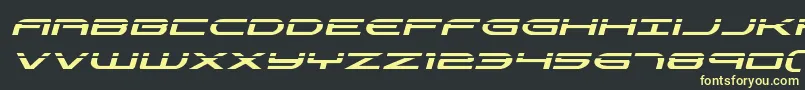 Antietamlaserital Font – Yellow Fonts on Black Background