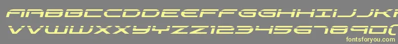 Antietamlaserital Font – Yellow Fonts on Gray Background