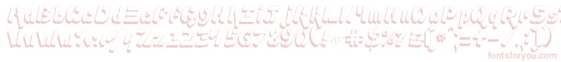Ampad3D2 Font – Pink Fonts on White Background