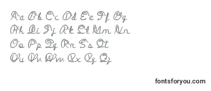 Schriftart MedleyScript