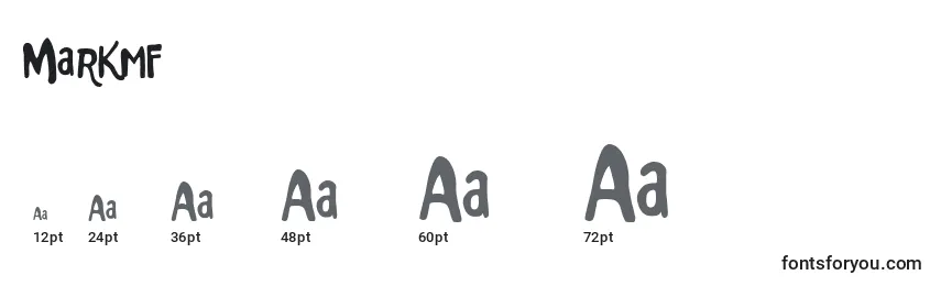 Markmf Font Sizes