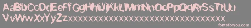 Kevin2 Font – Pink Fonts on Gray Background