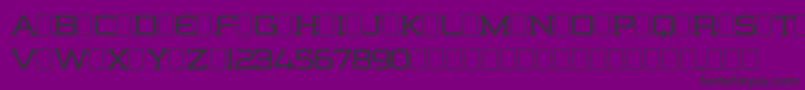 フォントFormationSerifRegular – 紫の背景に黒い文字