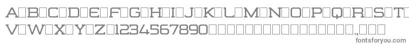 フォントFormationSerifRegular – 白い背景に灰色の文字