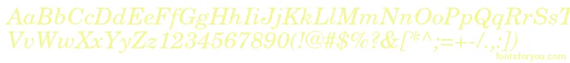 NewcenturyschoolbookcItalic Font – Yellow Fonts