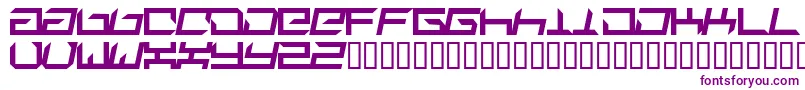 Czcionka Suplex ffy – fioletowe czcionki