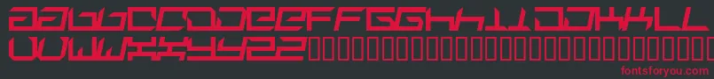 Suplex ffy Font – Red Fonts on Black Background