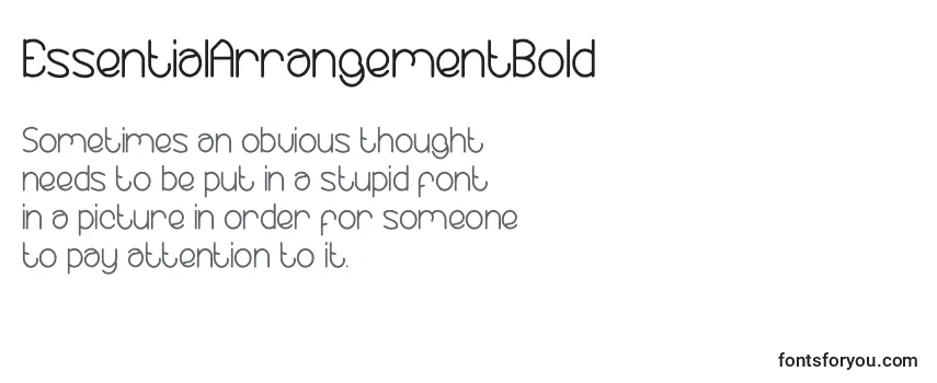 EssentialArrangementBold Font