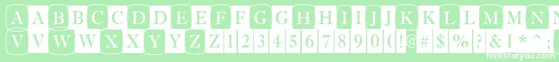 More about AAntiquetrdcmdc1cb Font AAntiquetrdcmdc1cb Font – White Fonts on Green Background