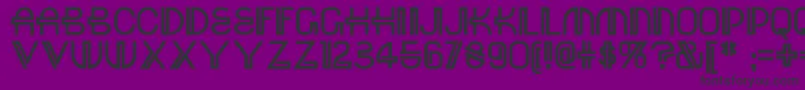 フォントRed – 紫の背景に黒い文字