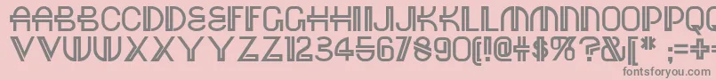 Шрифт Red – серые шрифты на розовом фоне