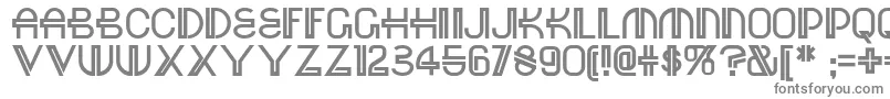 フォントRed – 白い背景に灰色の文字