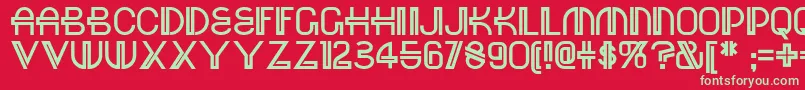 Red Font – Green Fonts on Red Background