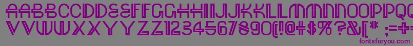 Шрифт Red – фиолетовые шрифты на сером фоне