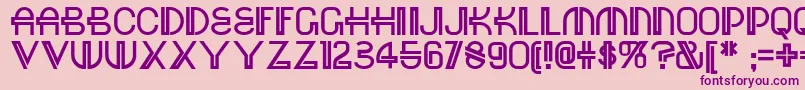 Шрифт Red – фиолетовые шрифты на розовом фоне