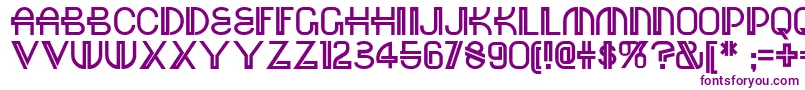 フォントRed – 紫色のフォント