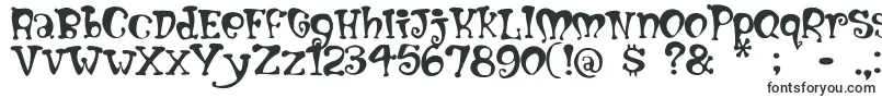 Шрифт Mumblypegs – буквенные шрифты