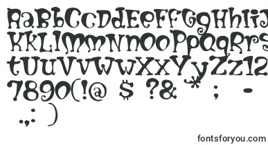  Mumblypegs font