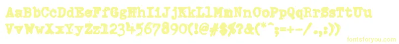 Police DumboldtypewriterHeavy – polices jaunes