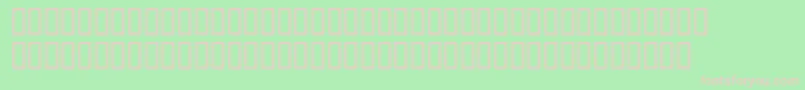 AmpedForEvil Font – Pink Fonts on Green Background