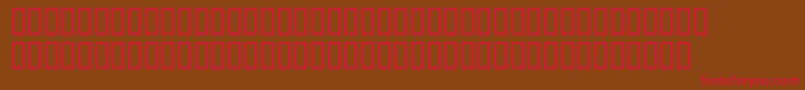 AmpedForEvil Font – Red Fonts on Brown Background
