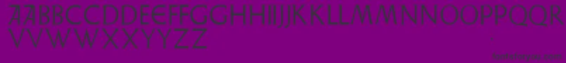 Шрифт Weisslapidar – чёрные шрифты на фиолетовом фоне