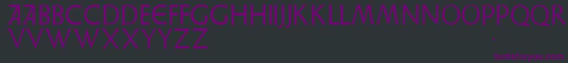 Weisslapidar Font – Purple Fonts on Black Background