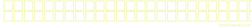 Czcionka AlMohanadBold – żółte czcionki na białym tle