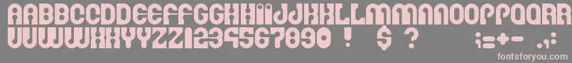 Martinafont Font – Pink Fonts on Gray Background