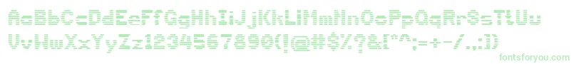 DsTerm Font – Green Fonts on White Background