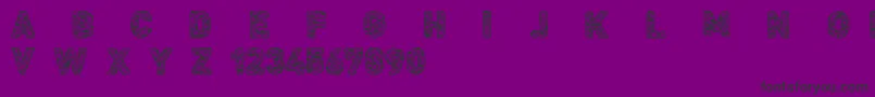 CfcivilisationmayaRegular Font – Black Fonts on Purple Background