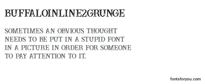 Шрифт Buffaloinline2grunge (2642)